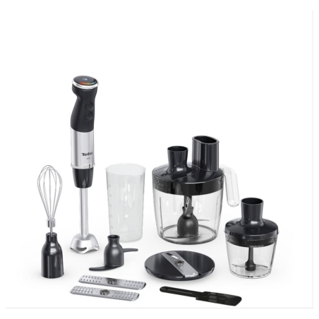 Tefal | HB67G830 Quickchef+ | Hand Blender | 1000 W | Number of speeds 20 | Turbo mode | Black/Stainless steel