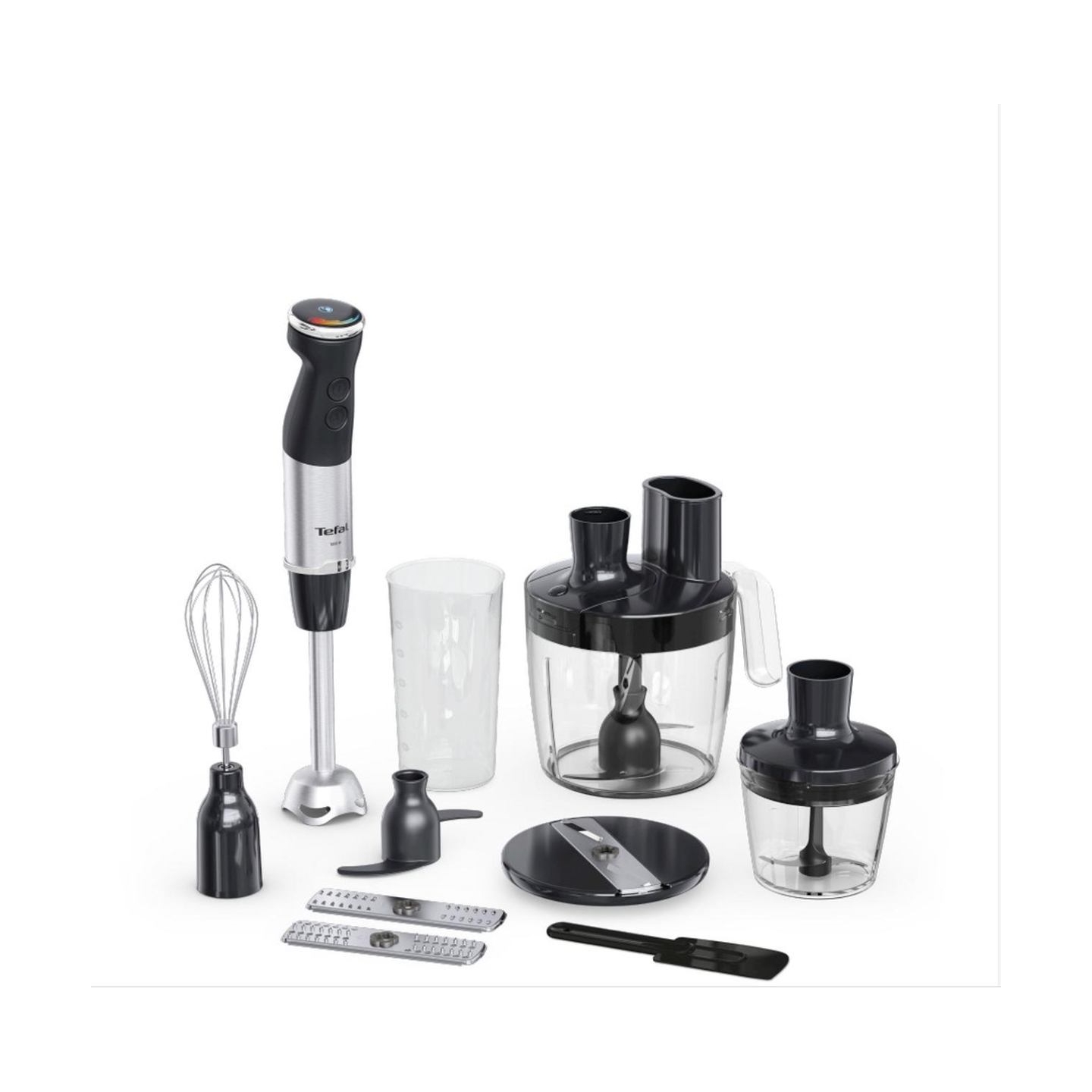 Tefal | HB67G830 Quickchef+ | Hand Blender | 1000 W | Number of speeds 20 | Turbo mode | Black/Stainless steel