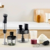 Tefal | HB67G830 Quickchef+ | Hand Blender | 1000 W | Number of speeds 20 | Turbo mode | Black/Stainless steel