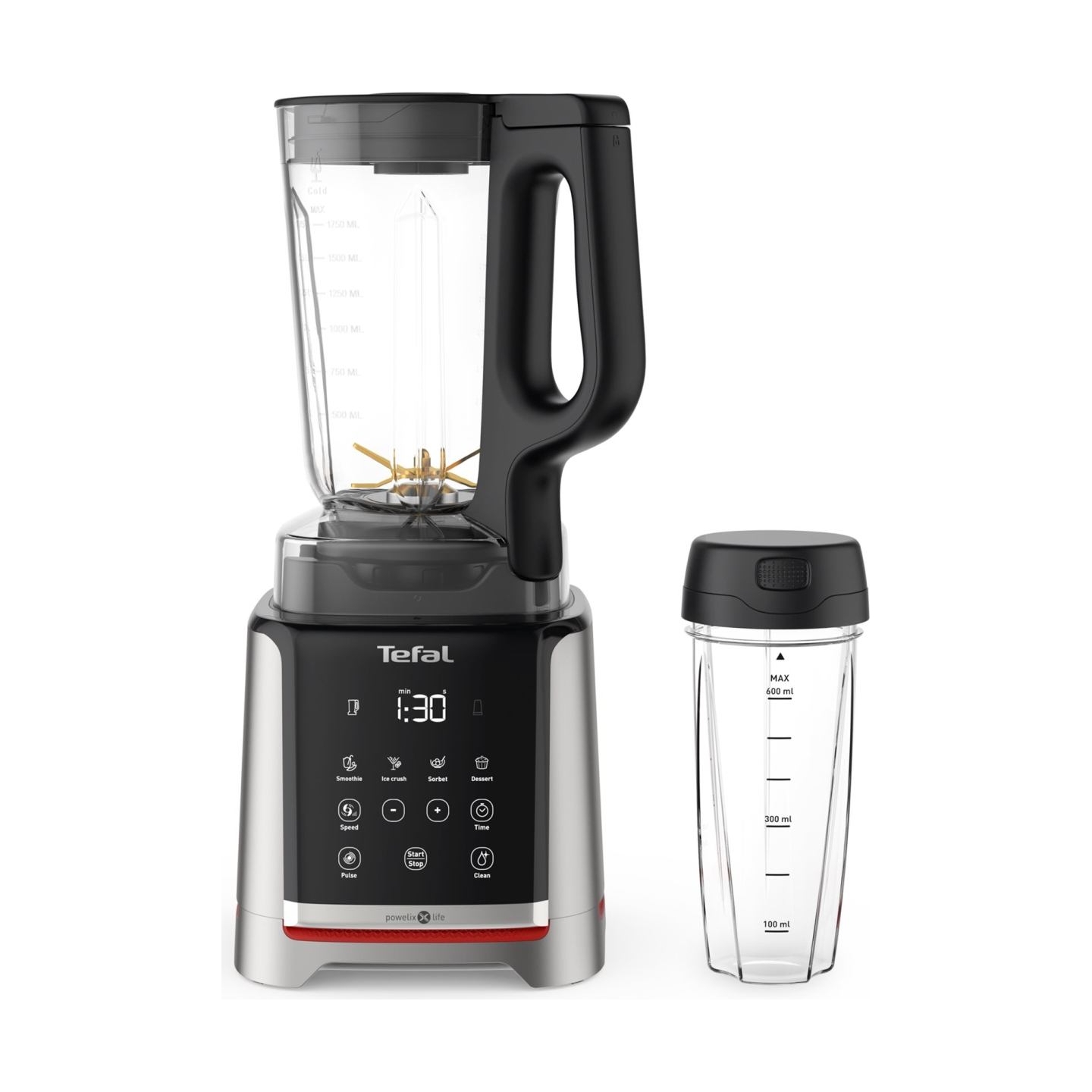 Tefal | Blender | Infiny Mix+ BL91HD31 | Tabletop | 1600 W | Jar material Tritan | Jar capacity 2.6 L | Ice crushing | Stainless