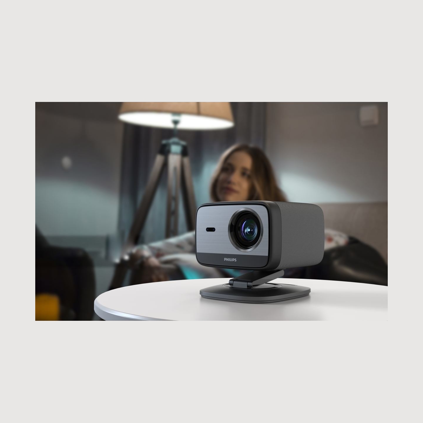 Philips | NeoPix 450 Smart | Full HD (1920x1080) | 500 ANSI lumens | Dark Grey | Smart Projector | Wi-Fi