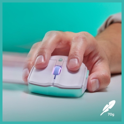 Hyperx Mouse HyperX Pulsefire Haste 2 Core Wls White 8R2E7AA