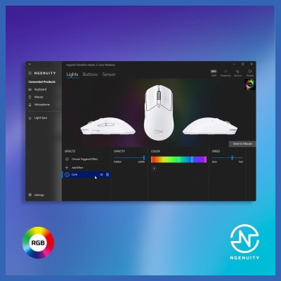 Hyperx Mouse Pulsefire Haste 2 Core White / 8R2E7AA