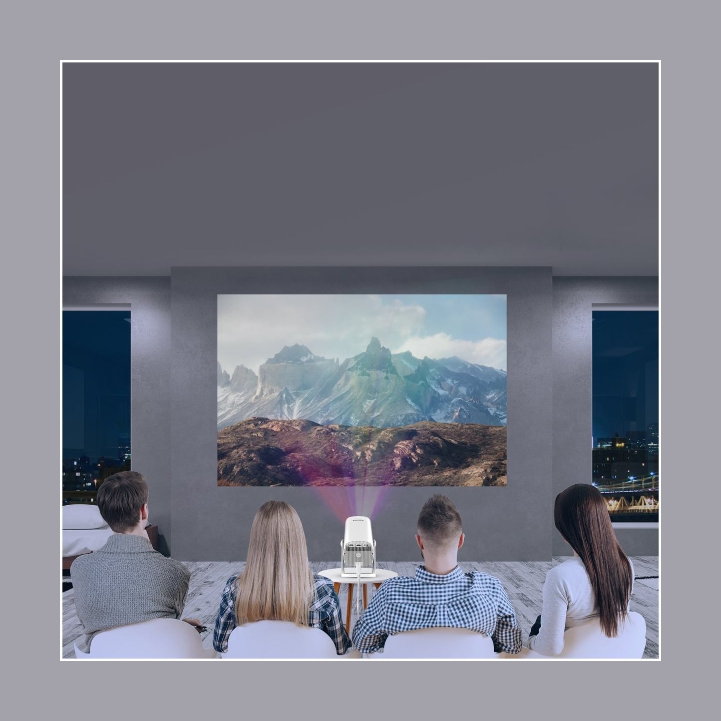 Philips | NeoPix 250 | Full HD (1920x1080) | 250 ANSI lumens | White | Wi-Fi