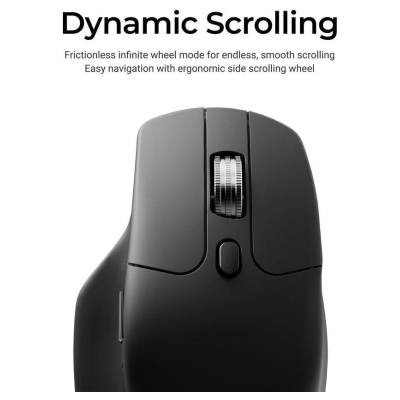 Keychron M6 Silent (8000Hz) Black Wireless Mouse / M6S-A23