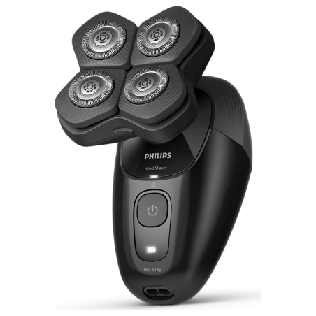 Philips Head Shaver | Pro 5000 Series HS5980/15 | Operating time (max) 60 min | Wet & Dry | Lithium | Deep Black