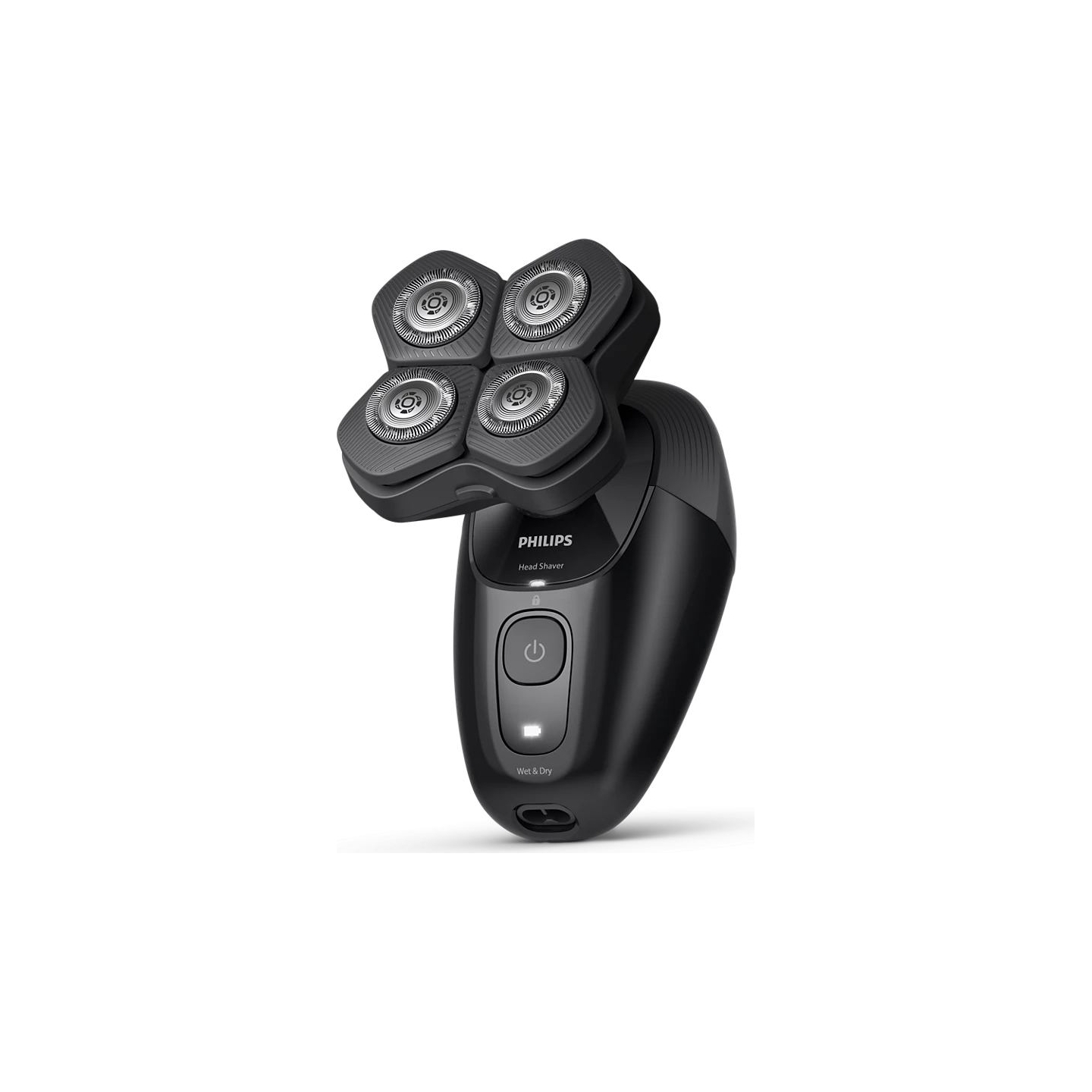 Philips Head Shaver | Pro 5000 Series HS5980/15 | Operating time (max) 60 min | Wet & Dry | Lithium | Deep Black