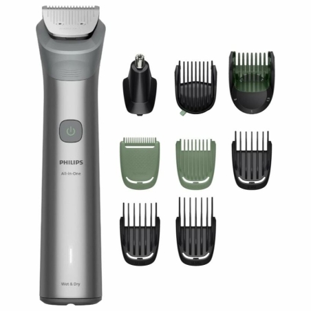 Philips All-in-One Hair trimmer | MG5931/15 Series 5000 | Cordless | Number of length steps 13 | Step precise 0.5 mm | Light gra