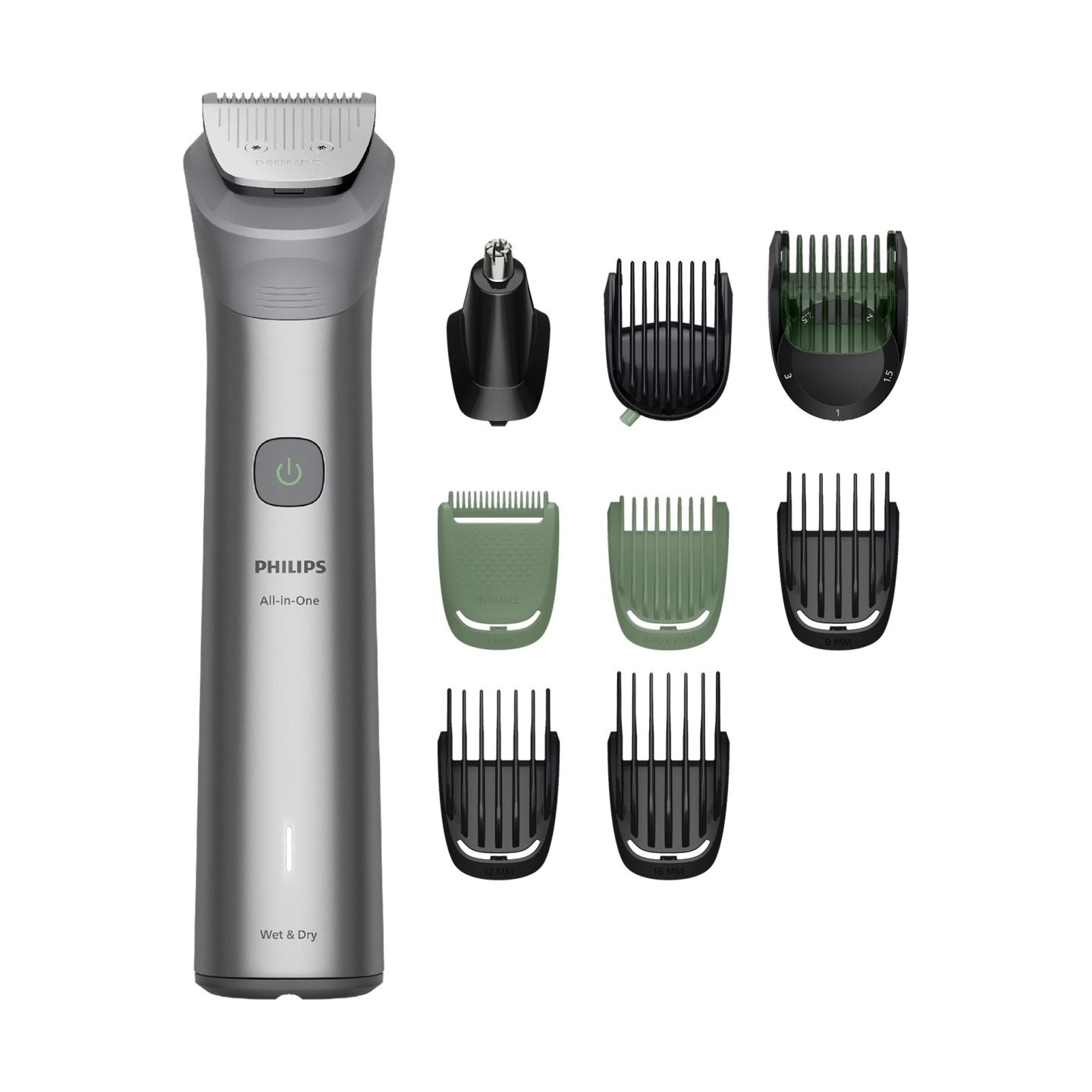 Philips All-in-One Hair trimmer | MG5931/15 Series 5000 | Cordless | Number of length steps 13 | Step precise 0.5 mm | Light gra