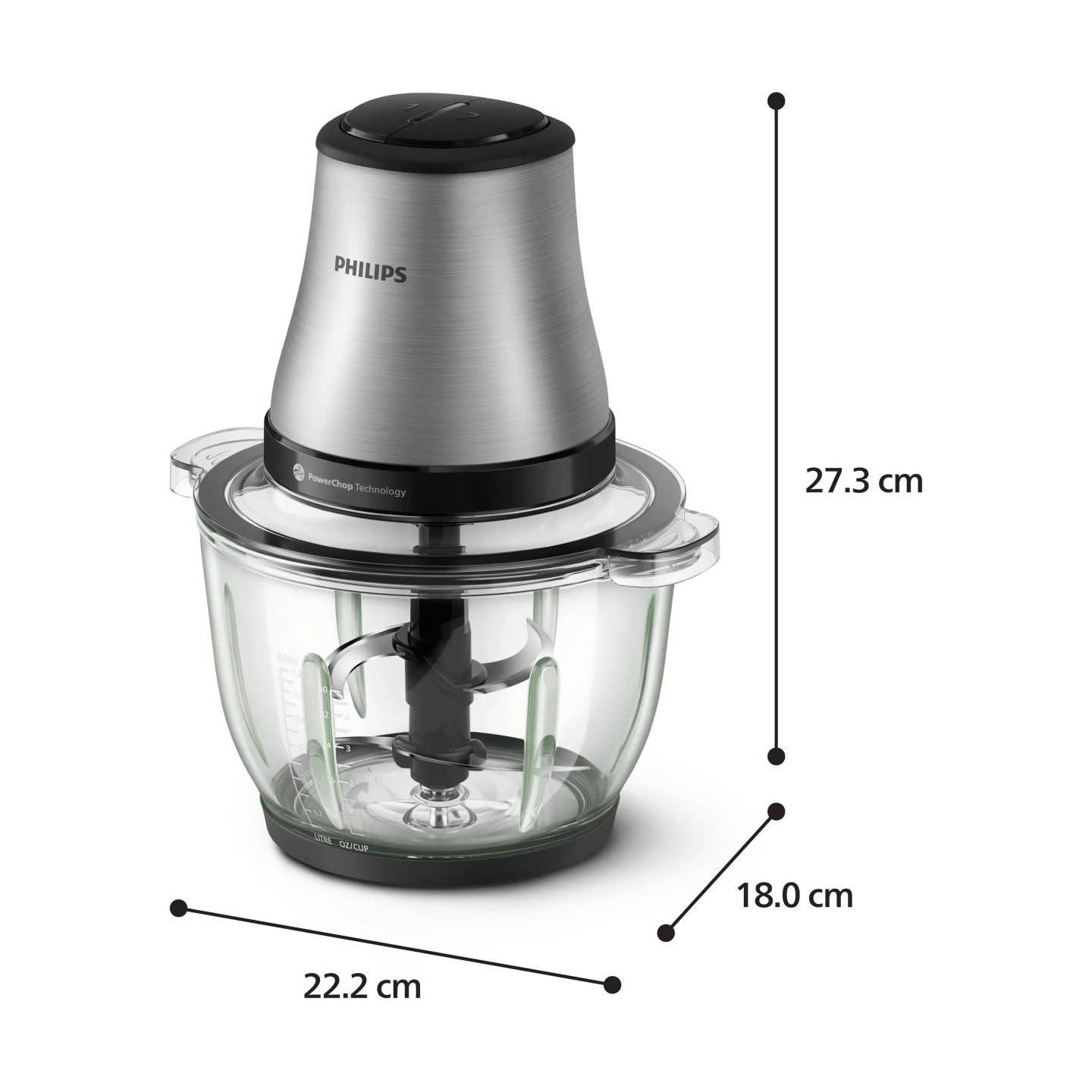 Philips 3000 series HR1503/00 Chopper, 500W / HR1503/00
