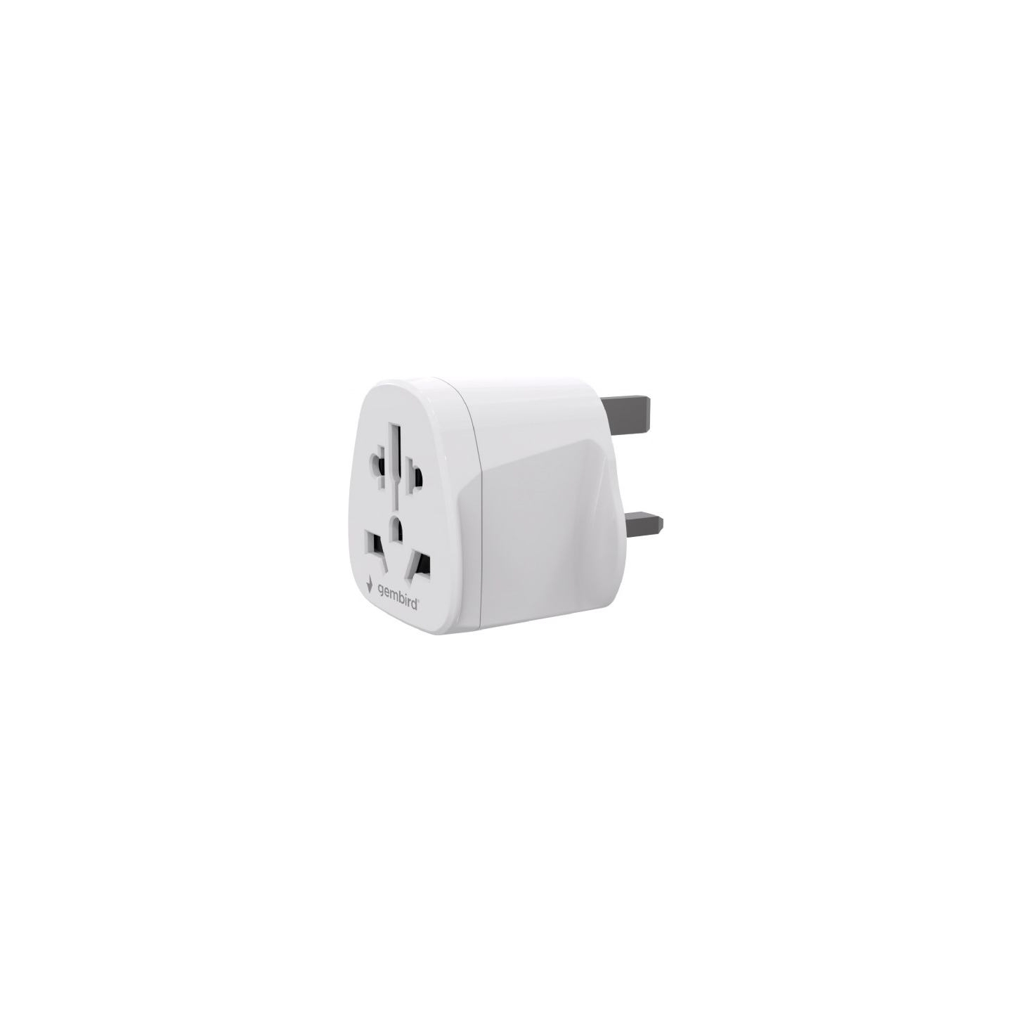 Gembird World to UK power adapter plug, 10 A | A-AC-UKMINTF