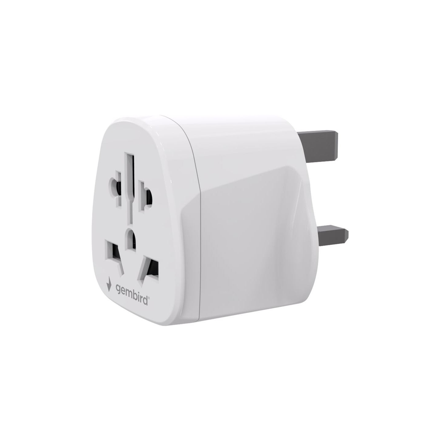 Gembird World to UK power adapter plug, 10 A | A-AC-UKMINTF