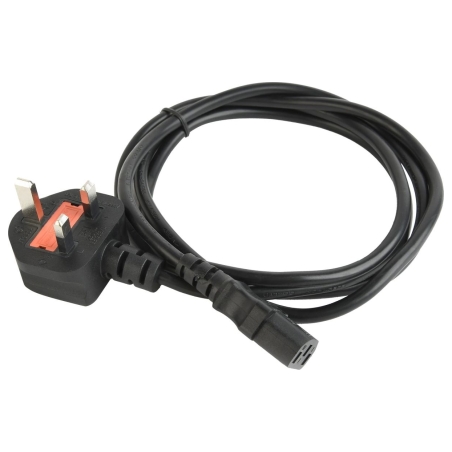 Gembird PC-187 UK power cord (C13), 5 A, 6 ft