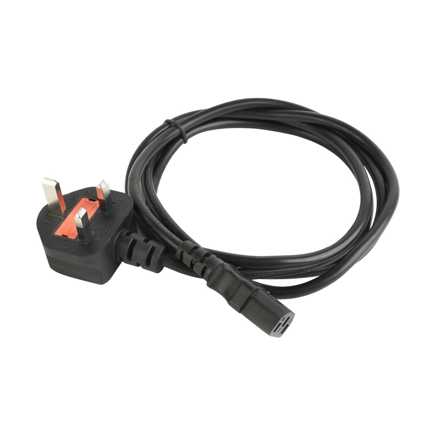 Gembird PC-187 UK power cord (C13), 5 A, 6 ft