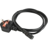 Gembird PC-187 UK power cord (C13), 5 A, 6 ft