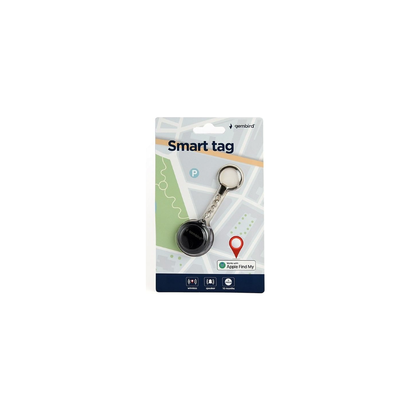 Gembird Smart Tag | TA-TAG-01-BK | Black