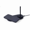 Gembird TA-WPC10-LED-01 Desk lamp with wireless charger, Black | Cold white, warm white, natural 2893-7072 K | Phone or tablet w