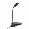 Gembird TA-WPC10-LED-01 Desk lamp with wireless charger, Black | Cold white, warm white, natural 2893-7072 K | Phone or tablet w