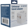 Gembird Universal travel power adapter | TPA-1A2C20-01-W | 20 W | Travel Adapter