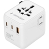 Gembird Universal travel power adapter | TPA-1A2C20-01-W | 20 W | Travel Adapter