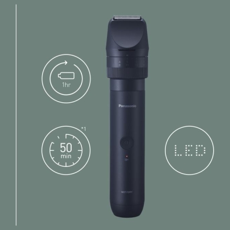 Panasonic Beard, Hair Trimmer | MultiShape ER-CKN1-PAC1 | Cordless | Wet & Dry | Number of length steps 39 | Black