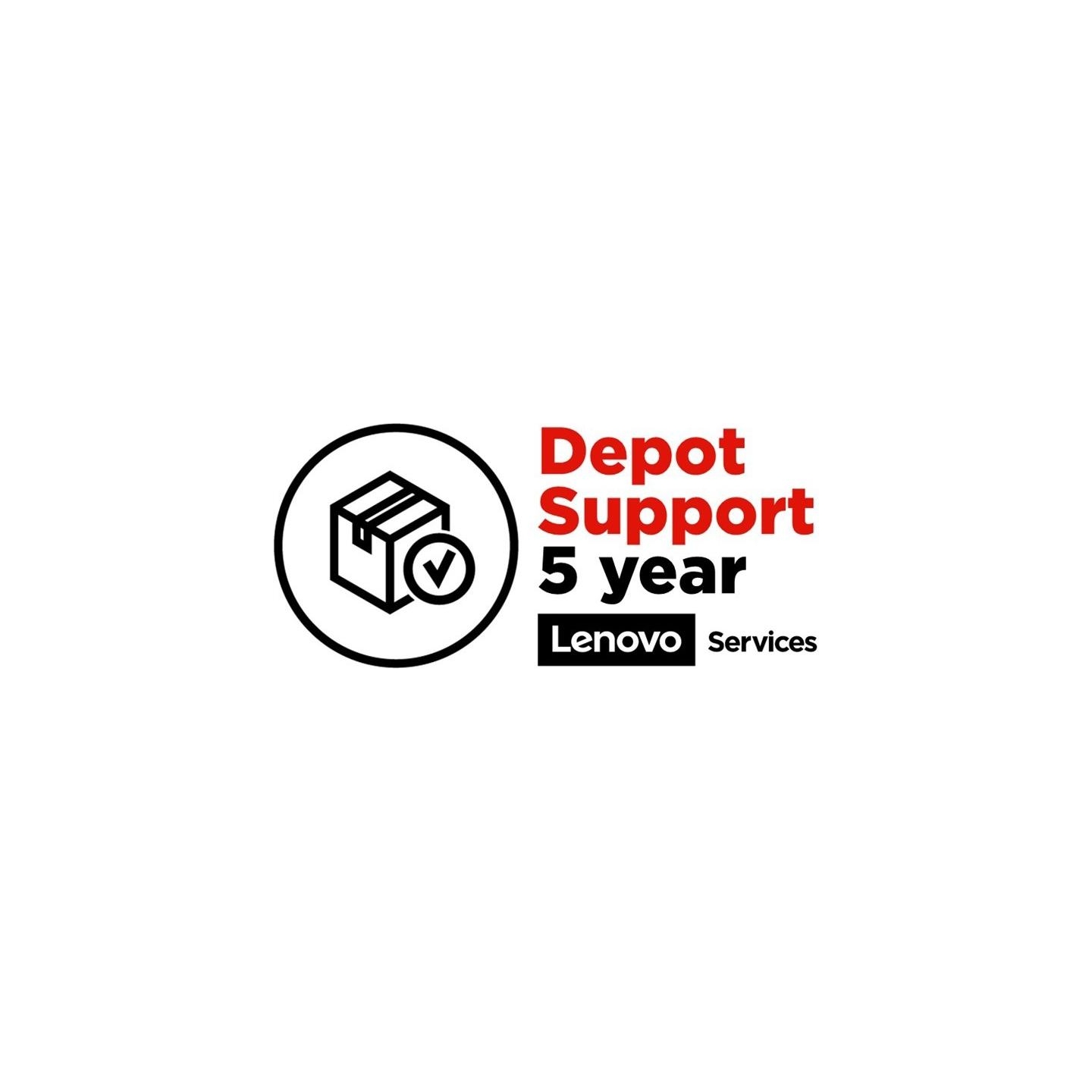 Lenovo | Warranty | 5Y Depot (Upgrade from 3Y Depot) | 5 year(s) | Yes | Carry-in