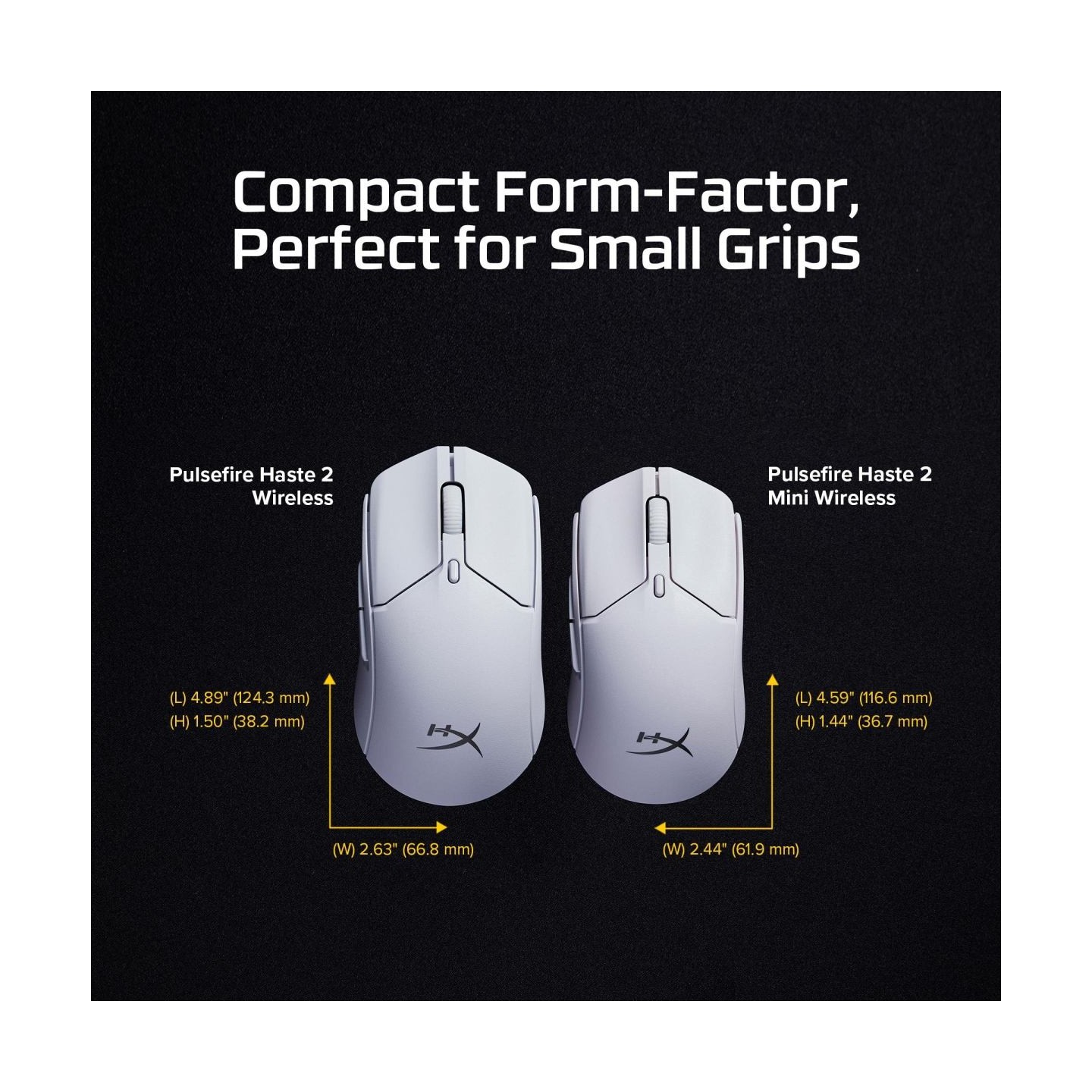 Hyperx MOUSE USB OPTICAL HYPERX PF/HAS2 MINIWL WHT 7D389AA HYPERX
