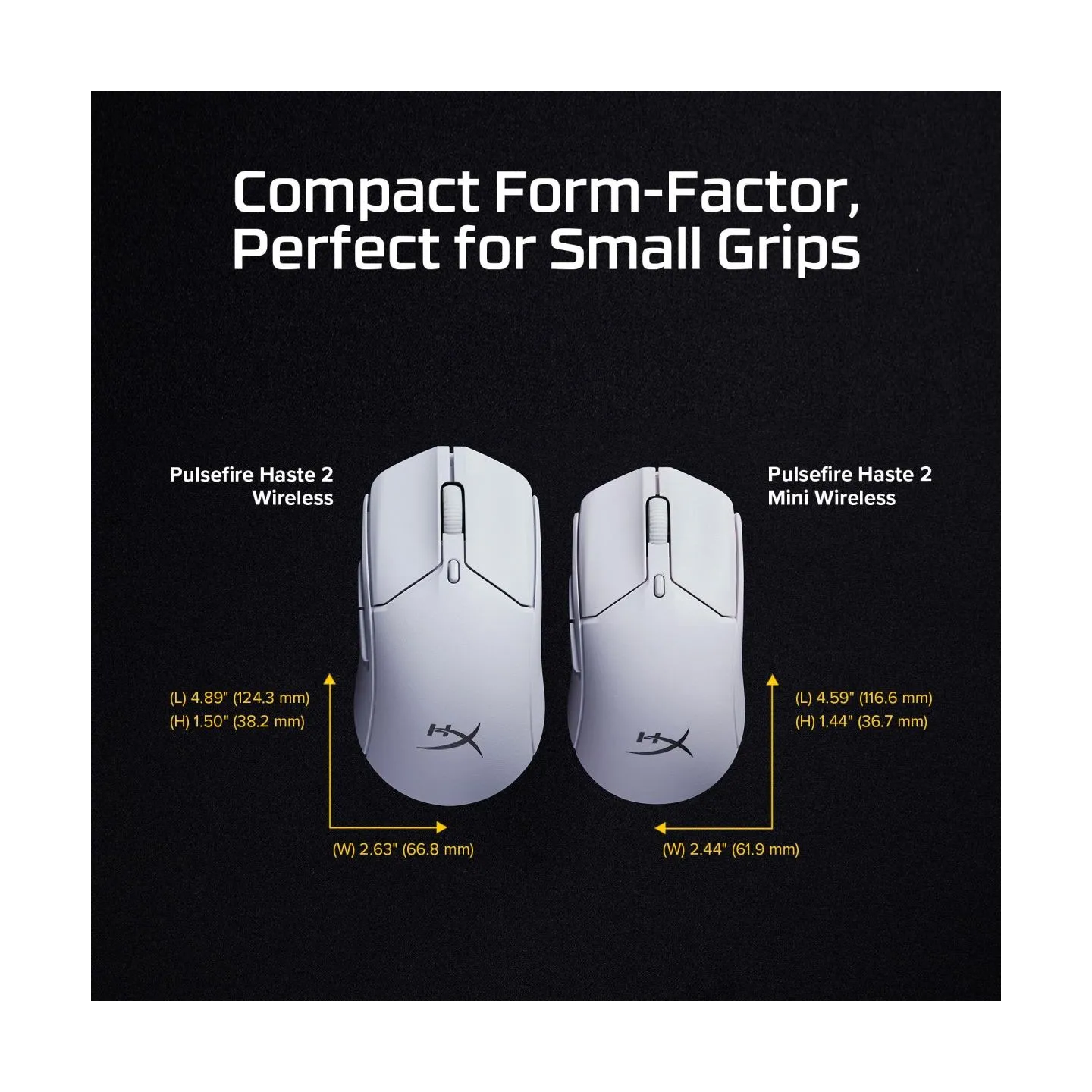 Hyperx MOUSE USB OPTICAL HYPERX PF/HAS2 MINIWL WHT 7D389AA HYPERX