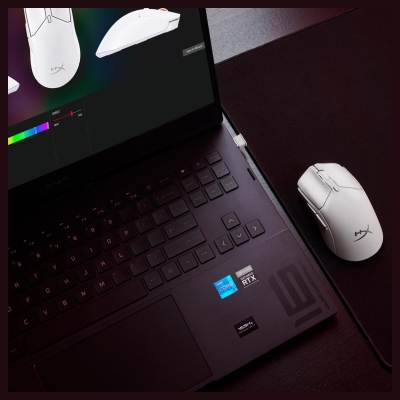 Hyperx MOUSE USB OPTICAL HYPERX PF/HAS2 MINIWL WHT 7D389AA HYPERX