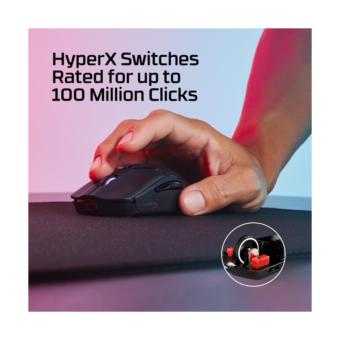 Hyperx Mouse HyperX Pulsefire Haste 2 Mini Black - 7D388AA