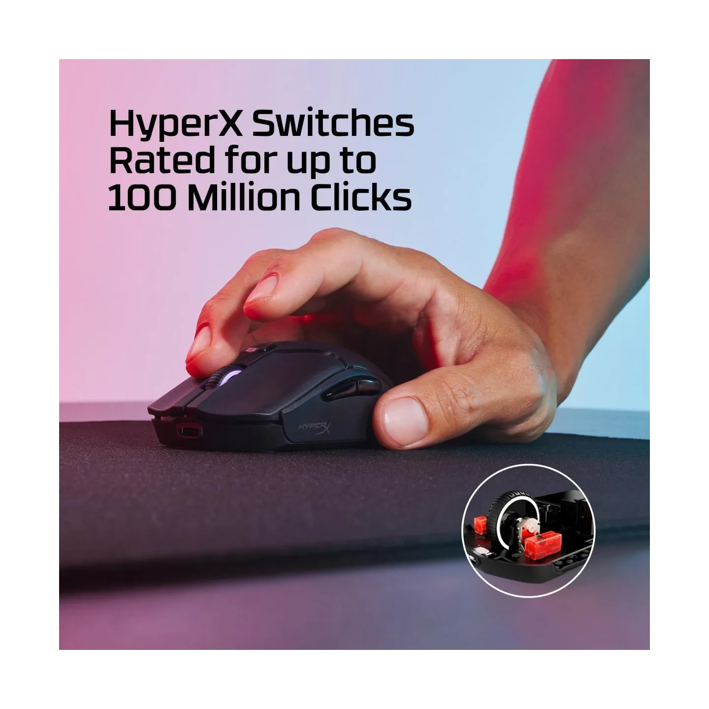 Hyperx Mouse HyperX Pulsefire Haste 2 Mini Black - 7D388AA