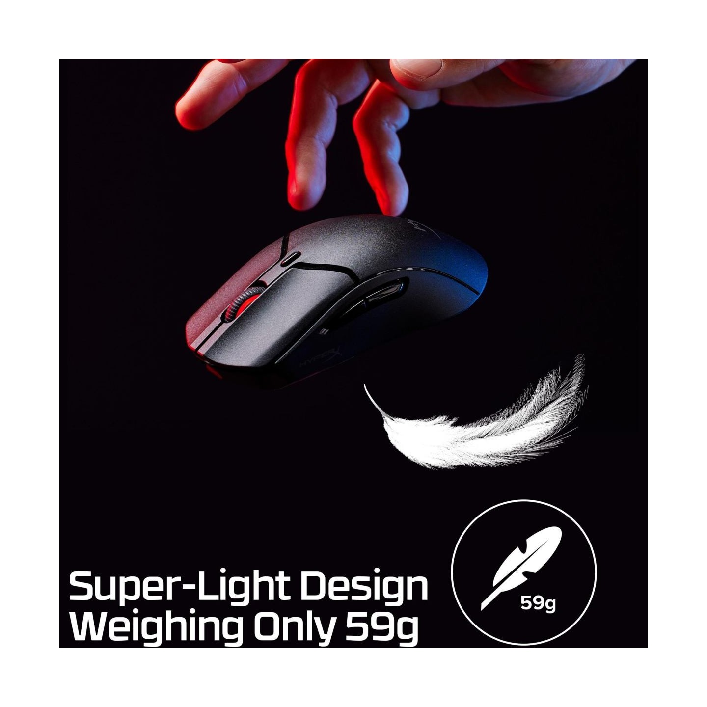 Hyperx MOUSE USB OPTICAL HYPERX PF/HAS2 MINI WL BK 7D388AA HYPERX