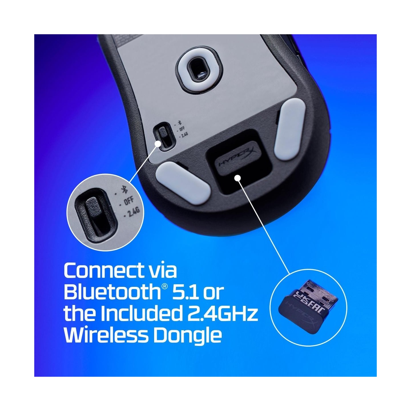 Hyperx MOUSE USB OPTICAL HYPERX PF/HAS2 MINI WL BK 7D388AA HYPERX
