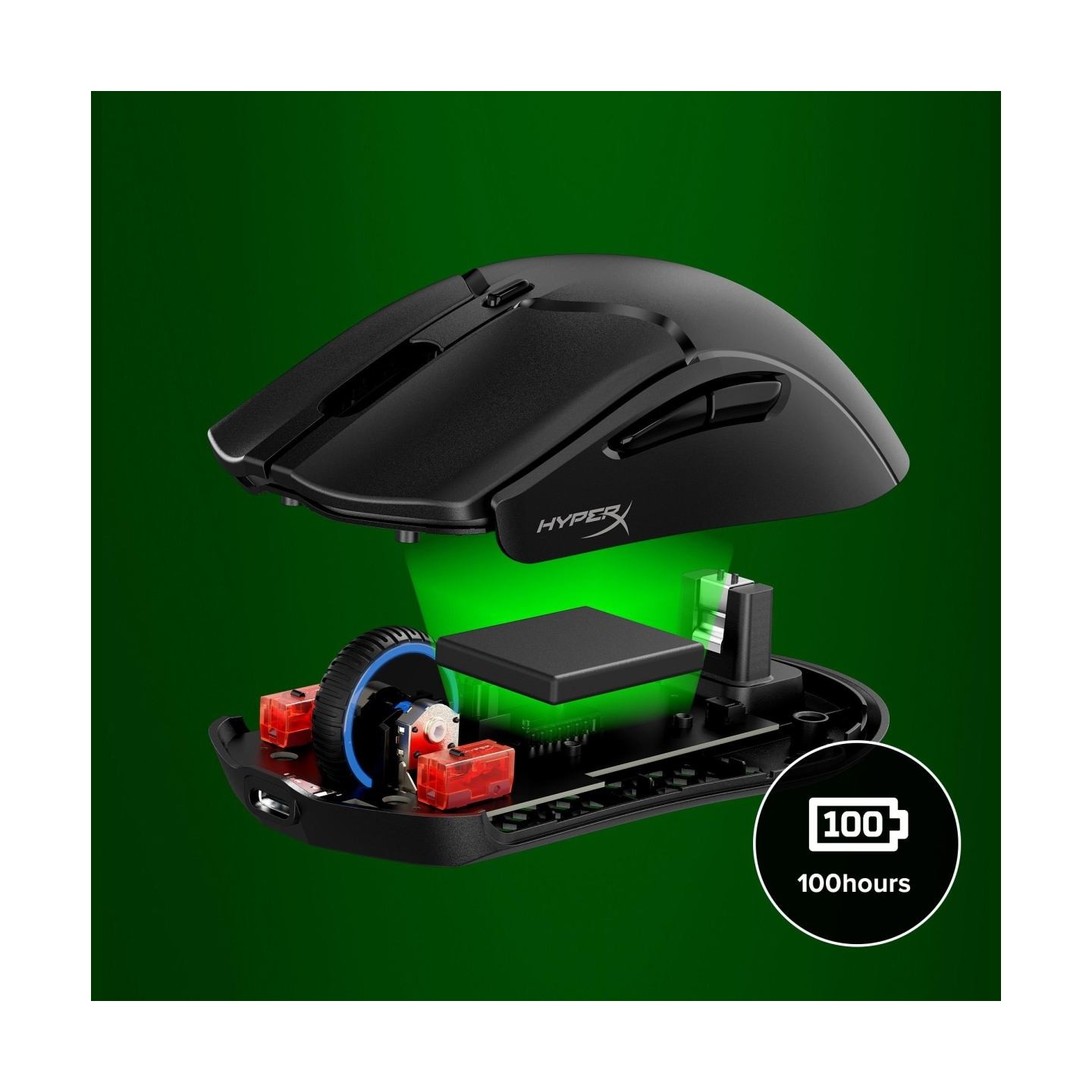 Hyperx Mouse HyperX Pulsefire Haste 2 Mini Black - 7D388AA