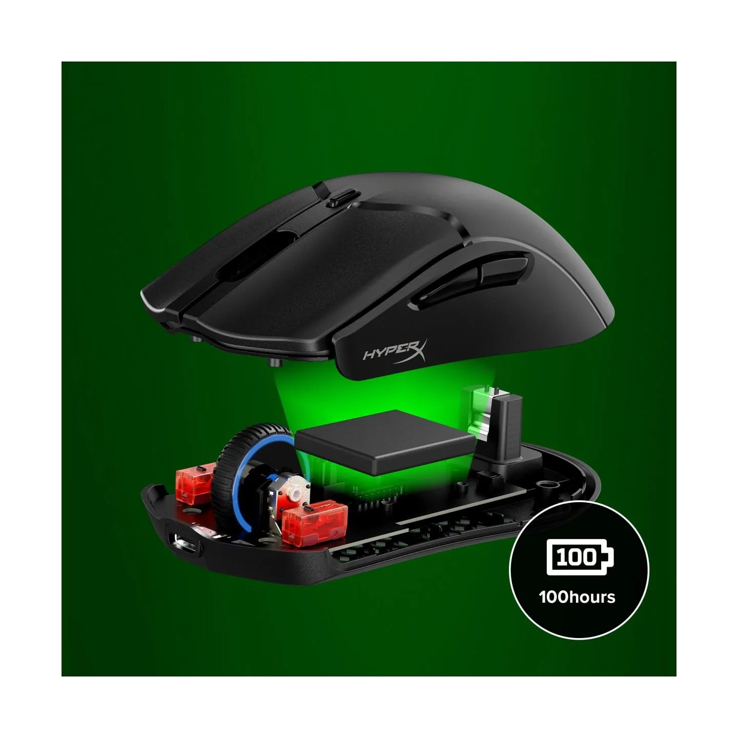 Hyperx MOUSE USB OPTICAL HYPERX PF/HAS2 MINI WL BK 7D388AA HYPERX