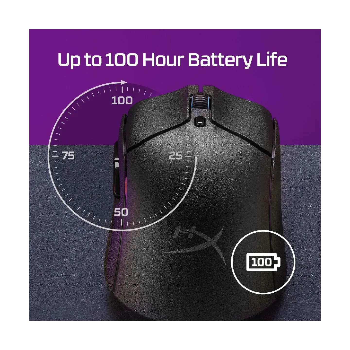 Hyperx Mouse 6N0B0AA / Pulsefire Haste 2 Black / 6N0B0AA