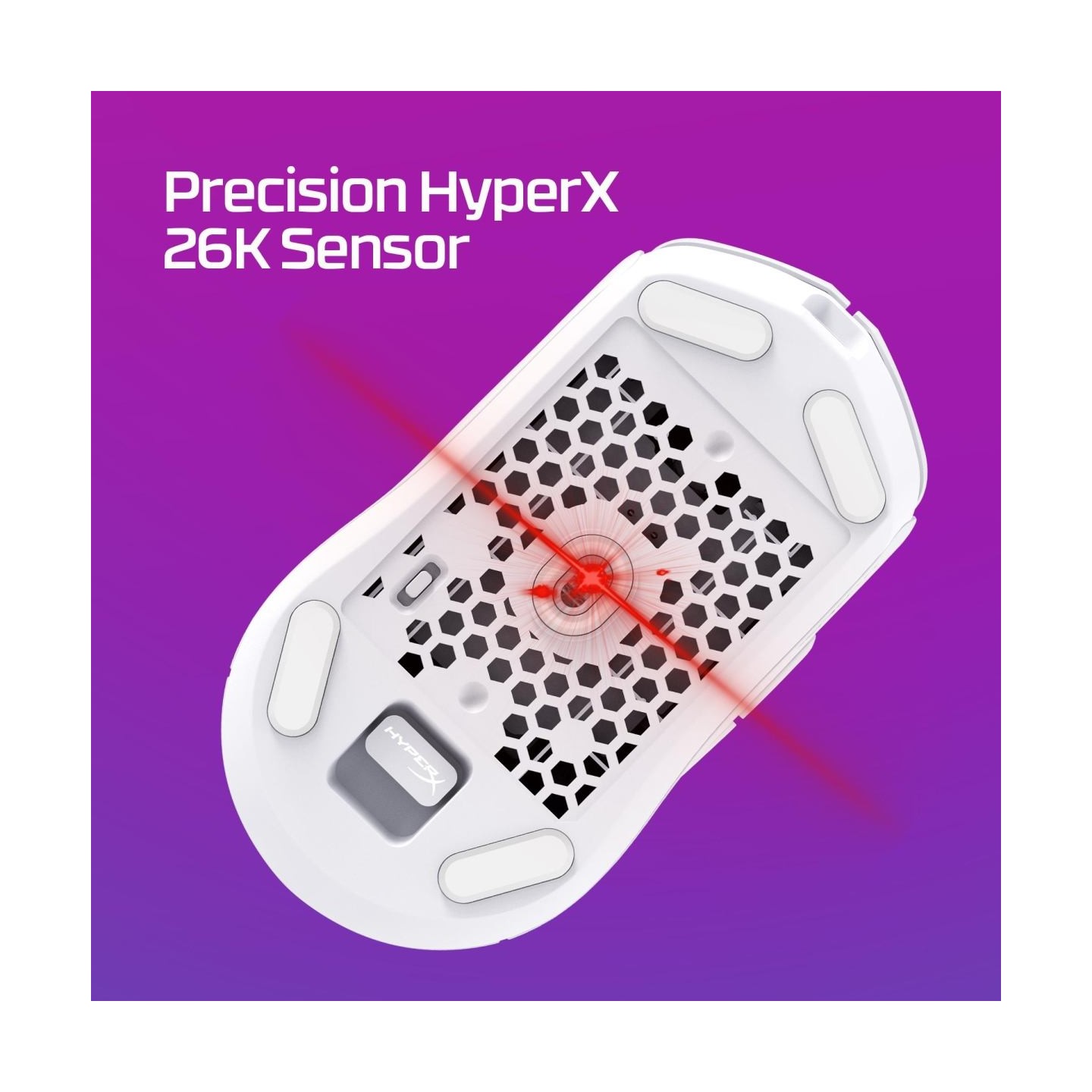 Hyperx MOUSE USB OPTICAL WRL/PULSEFIRE HASTE 2 WHITE HYPERX