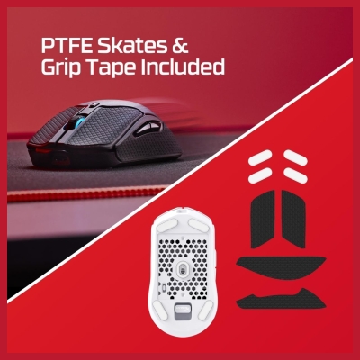 Hyperx MOUSE USB OPTICAL WRL/PULSEFIRE HASTE 2 WHITE HYPERX