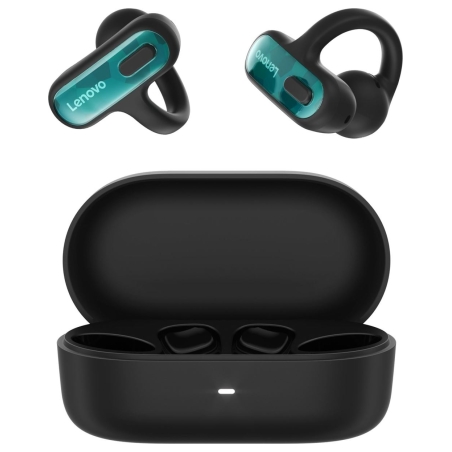 Lenovo X500 | Open-Ear Clip-on Earbuds | Built-in microphone | Bluetooth | Black
