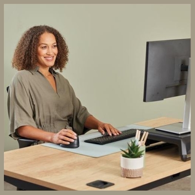 Fellowes MOUSE USB OPTICAL WRL VERTICAL/ERGO+ L RT 100143582 FELLOWES