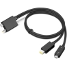Lenovo | ThinkPad Thunderbolt 4 WorkStation Dock Split Cable | 4X91K16970 | Thunderbolt 4