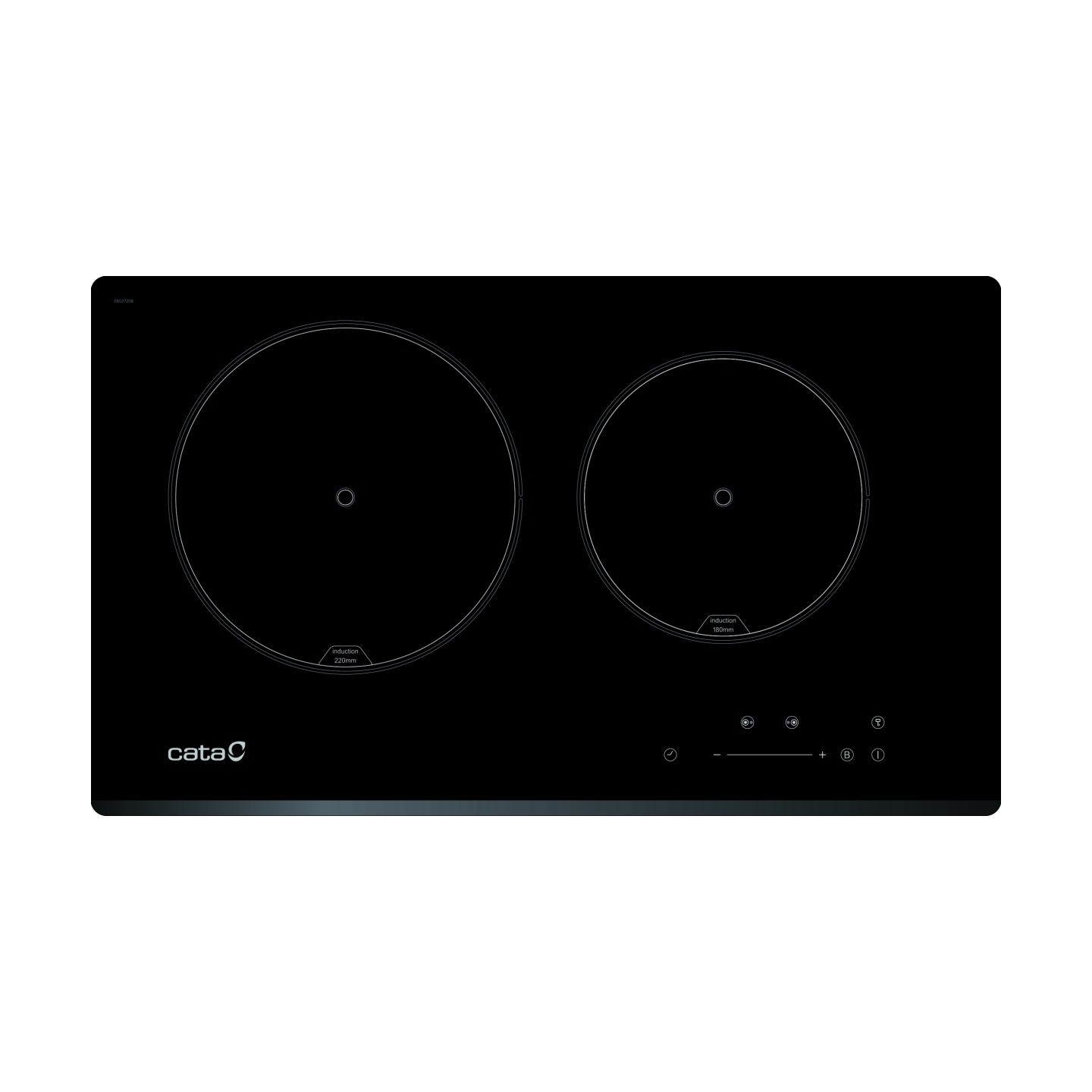 Cata | Hob | IB 2 PLUS BK/A | Induction | Number of burners/cooking zones 2 | Touch | Timer | Black