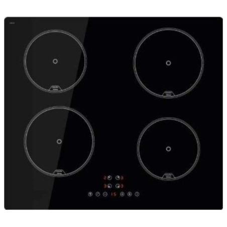 Cata | Hob | IB 6304E2 BK | Induction | Number of burners/cooking zones 4 | Touch | Timer | Black