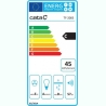 Cata | Hood | TF 2003 600 GBK | Telescopic | Energy efficiency class C | Width 60 cm | 390 m³/h | Mechanical control | LED | Bla