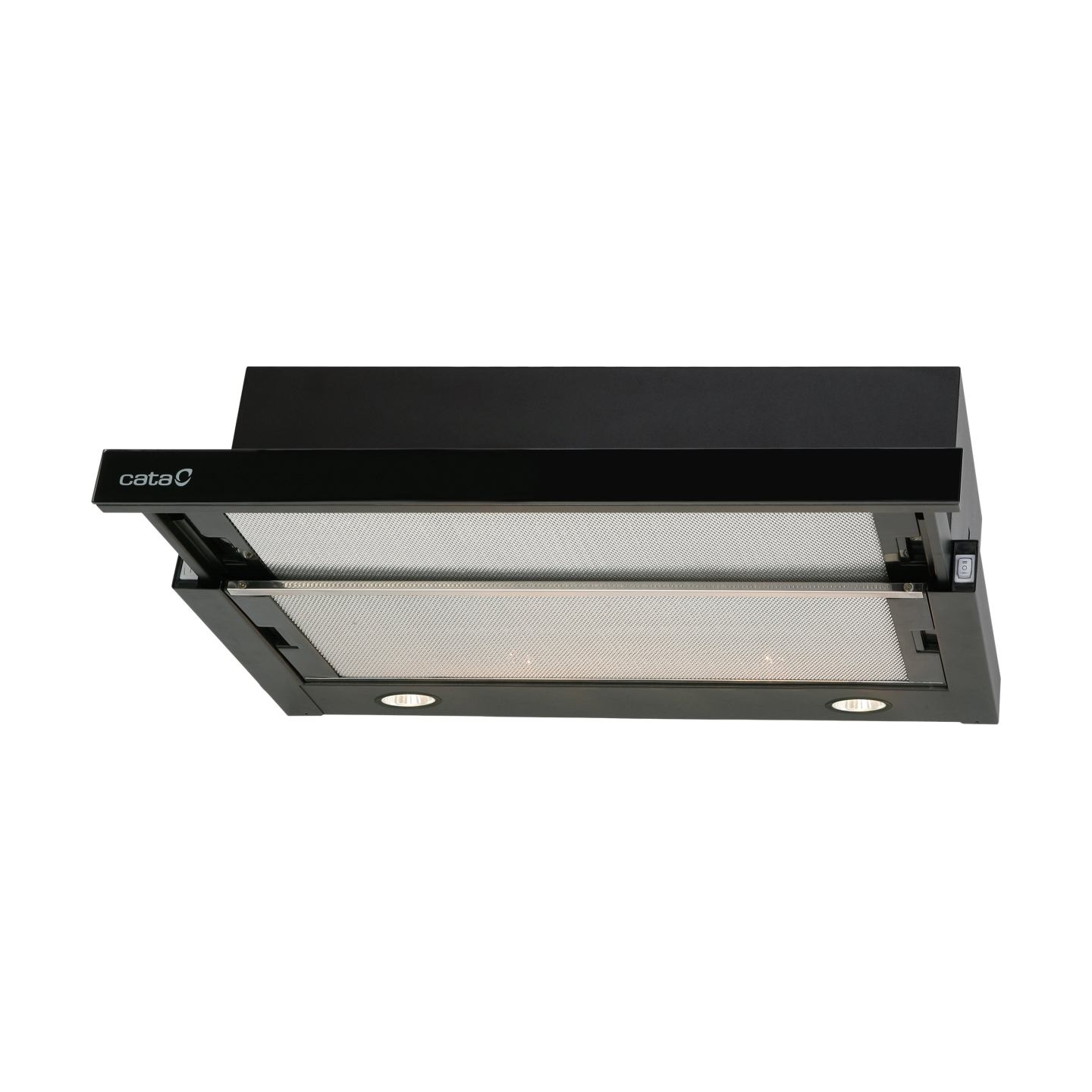 Cata | Hood | TF 2003 600 GBK | Telescopic | Energy efficiency class C | Width 60 cm | 390 m³/h | Mechanical control | LED | Bla