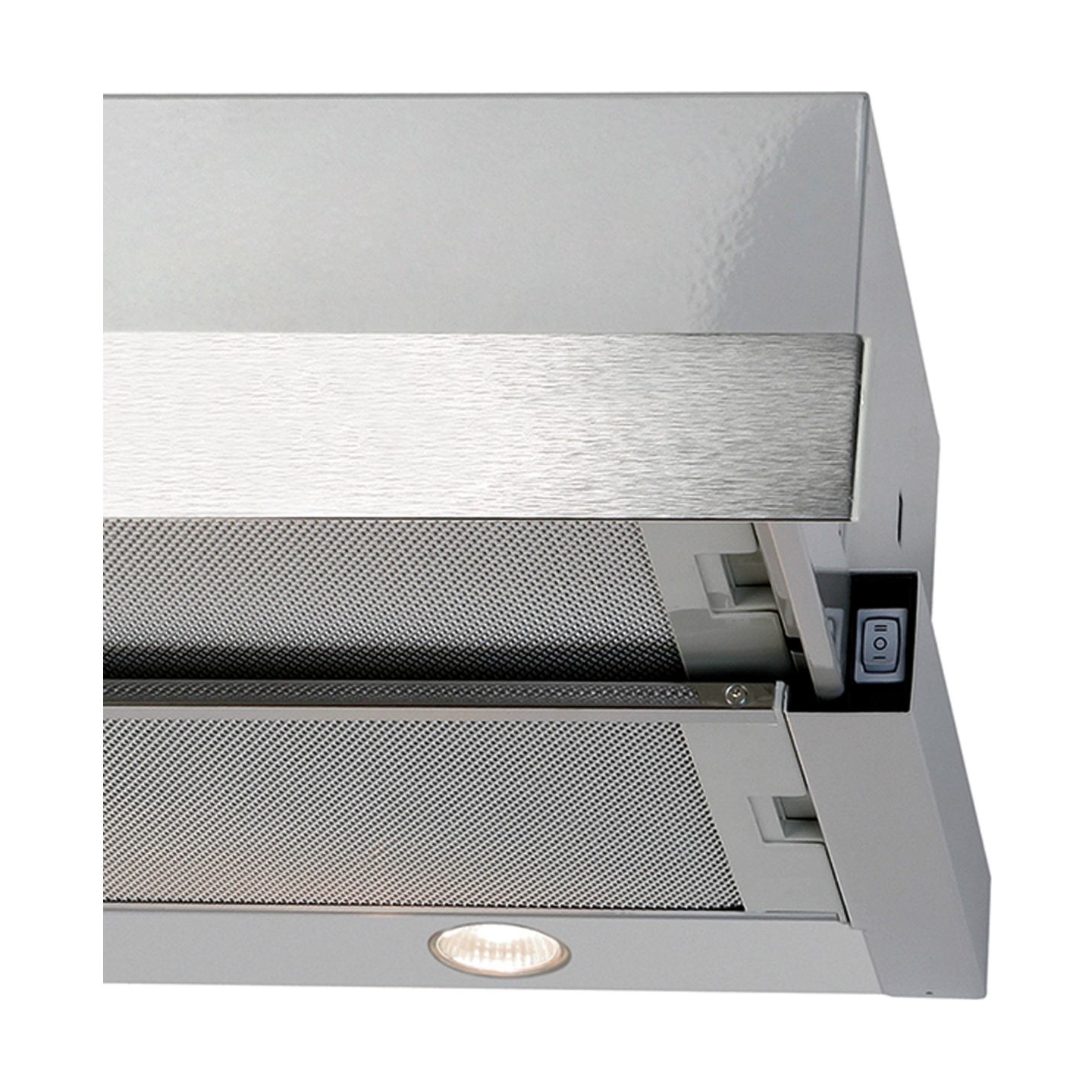 Cata | Hood | TF 2003 Duralum 600 | Telescopic | Energy efficiency class C | Width 60 cm | 390 m³/h | Mechanical control | LED |