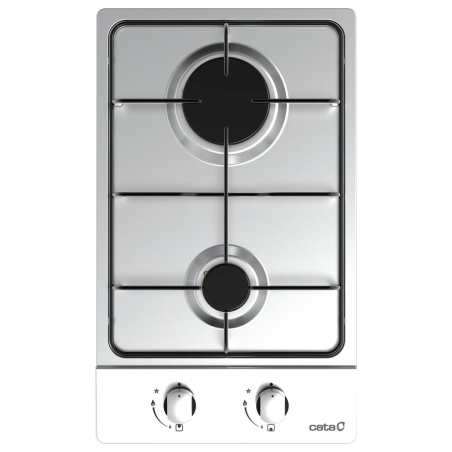 Cata | Hob | GI 3002 X | Gas | Number of burners/cooking zones 2 | Rotary knobs | Stainless steel