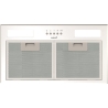 Cata | Hood | GT-PLUS 45 WH/M | Canopy | Energy efficiency class C | Width 60 cm | 645 m³/h | Mechanical control | CSLED | White