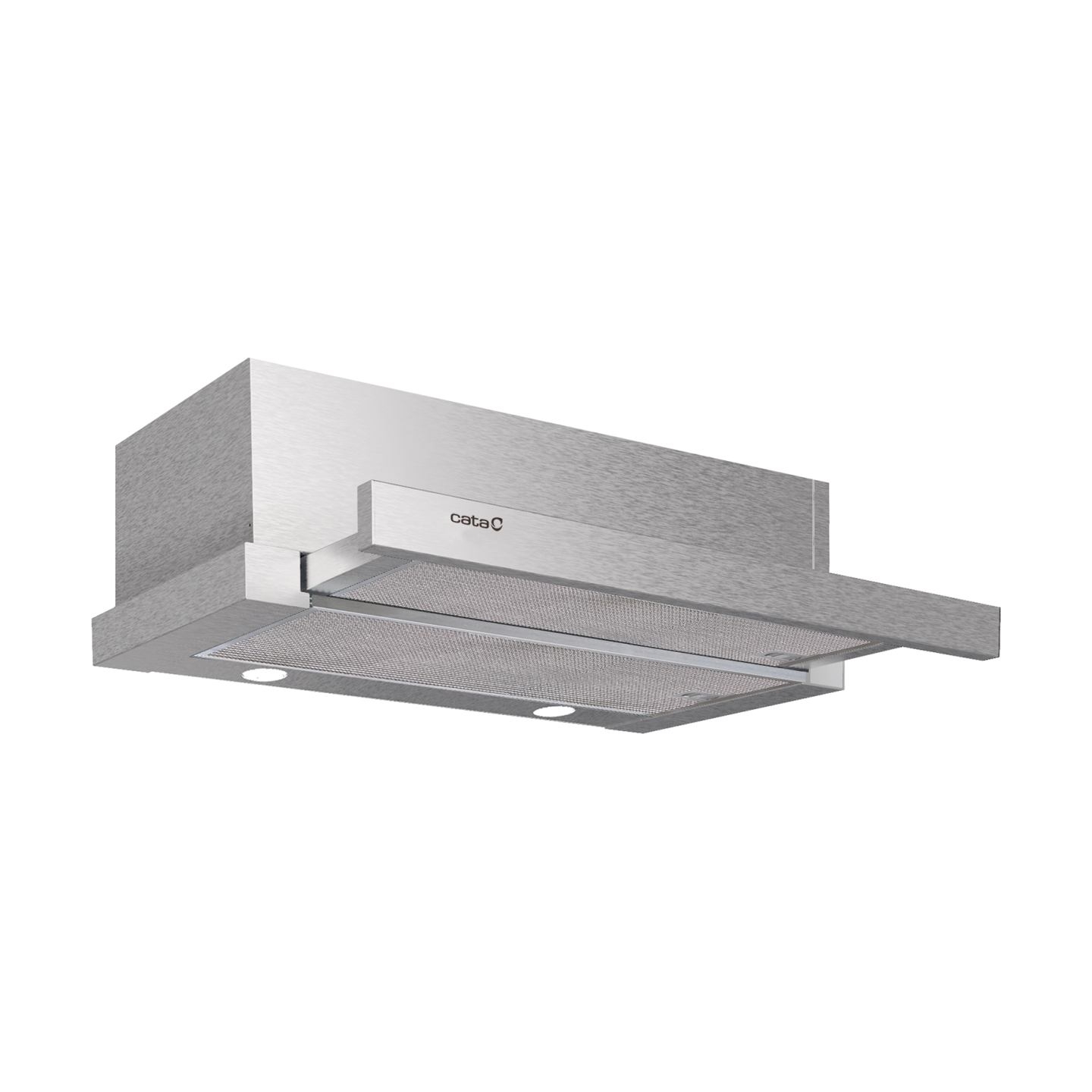 Cata Hood | EXTENDER 600 | Telescopic | Energy efficiency class C | Width 60 cm | 390 m³/h | Mechanical | ECOLED | Stainless Ste