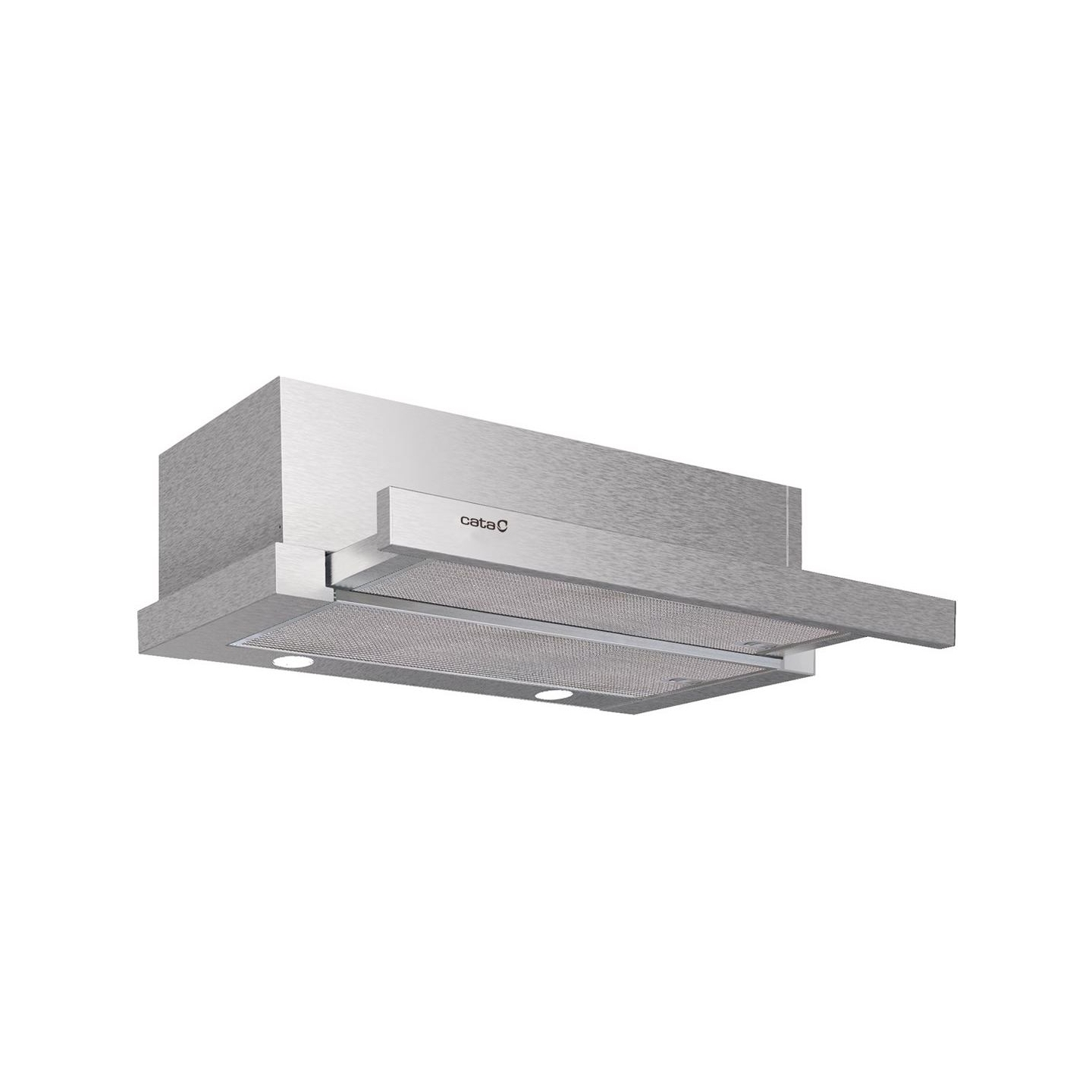 Cata Hood | EXTENDER 600 | Telescopic | Energy efficiency class C | Width 60 cm | 390 m³/h | Mechanical | ECOLED | Stainless Ste